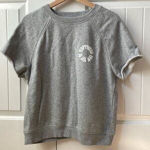 [Spiritual Gangster] Short Sleeve Sweatshirt “Happiness is the Way”